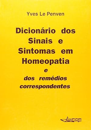 Dicionário dos Sinais e Sintomas em Homeopatia