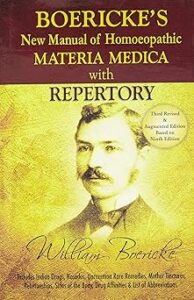 Novo Manual de Matéria Médica Homeopática de Boericke com Repertório